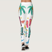 Beach Please Summer Vibes Leggings (Achterkant)