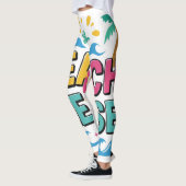Beach Please Summer Vibes Leggings (Links)