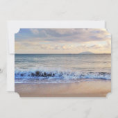 Beach, Plumeria, kerstballen Corporate Party Kaart (Achterkant)