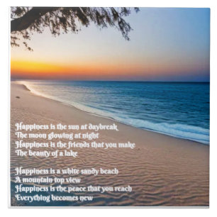 Beach Poem Tegeltje