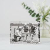 Beach Police, 1922. foto Briefkaart (Staand voorkant)