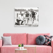Beach Police, 1922. foto Canvas Afdruk (Insitu (Woonkamer))