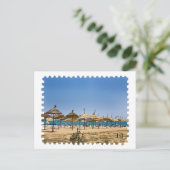 Beach Postage Stempel Briefkaart (Staand voorkant)