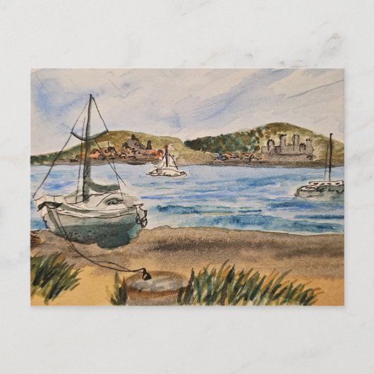 Beach Postcard Briefkaart (Voorkant)