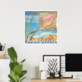 Beach Poster IV, "Seashore with Tulip Shell" (Thuiskantoor)