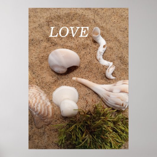 Beach Poster: Love Poster (Voorkant)