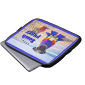 Beach Puggy Laptop Sleeve (Voorkant onderkant)