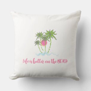 Beach Quote Tropical Summer Unique Cool Kussen
