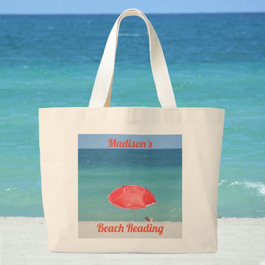 Beach Reading Seascape Beach Sac fourre-tout