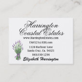 Beach Real Estate Visitekaartje - SRF (Achterkant)