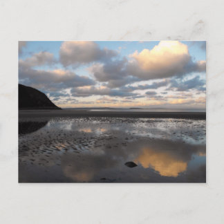 Beach reflecties briefkaart