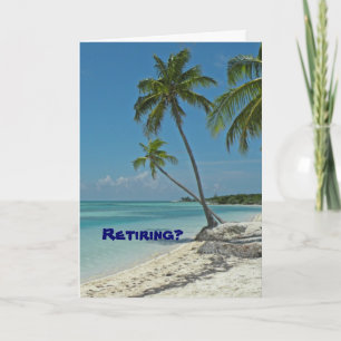 Beach Retirement-kaart Kaart