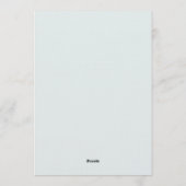 Beach Retirement Party  Kaart (Achterkant)