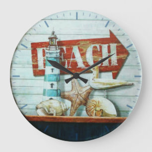 Beach Retro Grote Klok