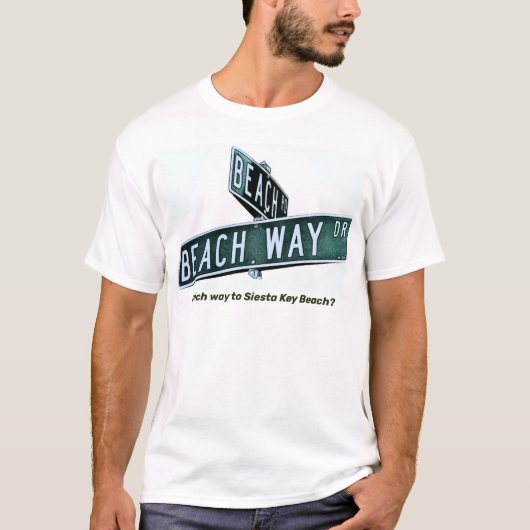 Beach Road Siesta Key T-Shirt (Devant)