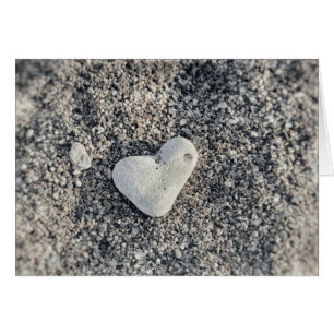 Beach Rock Coeur en forme de pierre naturelle Rock