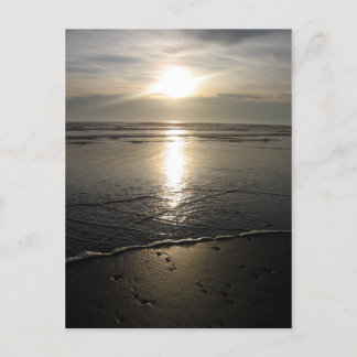 Beach rocks en een Sunset Briefkaart