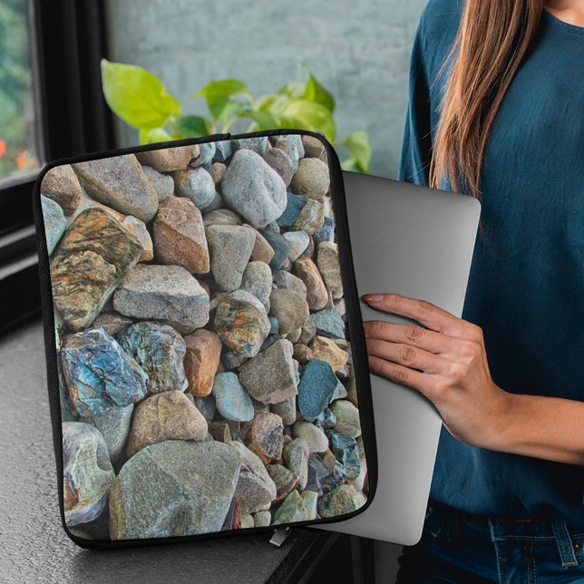Beach Rocks Laptop Sleeve (Creator heeft geüpload)