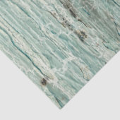 Beach Rustic Wood Ocean Blue Crackle-ontkoppeling Tissuepapier (Detail)