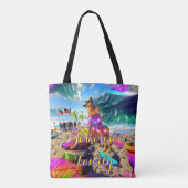 Beach Sac fourre-tout Famille Berger Allemand Chie (Dos)
