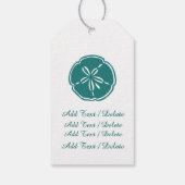 Beach Sand Dollar Gift Label - SRF Cadeaulabel (Achterkant)