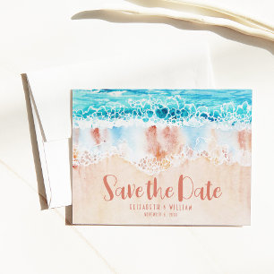 Beach Sand Enregistrer La Carte Postale Date