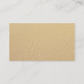 Beach Sand Escort, tabelnummerkaarten Plaatskaartje (Achterkant)