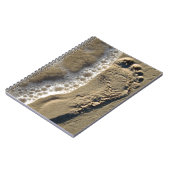 Beach Sand Footprint Notitieboek (Linkerzijde)