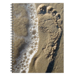 Beach Sand Footprint Notitieboek