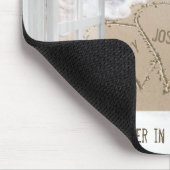 Beach Sand Heart met open venster Muismat (Hoek)