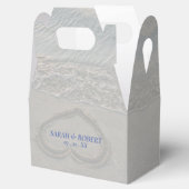 Beach Sand Heart Wedding Bedankdoosjes (Geopend)