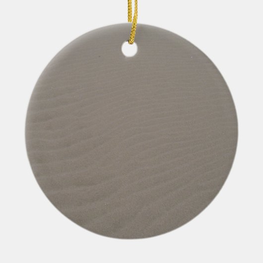 Beach Sand Keramisch Ornament (Voorkant)