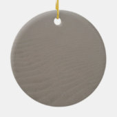 Beach Sand Keramisch Ornament (Achterkant)