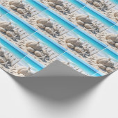 Beach Sand Pumpkins and Starfish Cadeaupapier (Hoek)