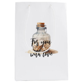 Beach Sand Starfish Bottle Medium Cadeauzakje