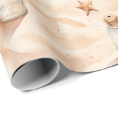 Beach Sand Starfish Bottles Cadeaupapier (Rol Hoek)
