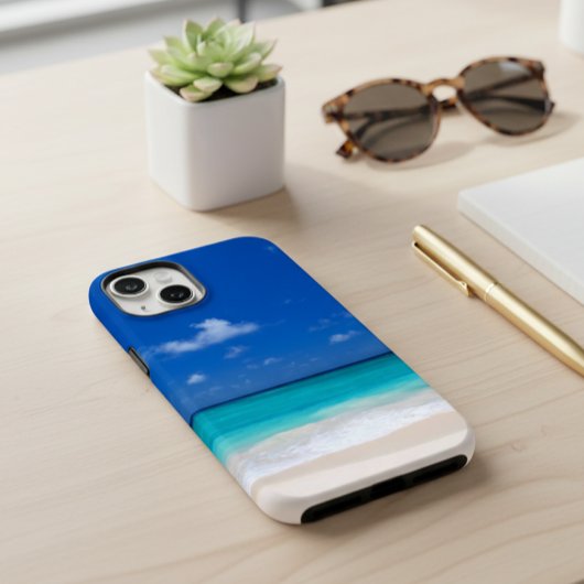 Beach Sand Surf Ocean Zee Nautical Case-Mate iPhone Case