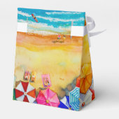 Beach Sand Waves Dank u Bedankdoosjes (Achterkant)