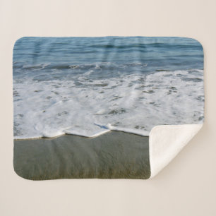 Beach/Sand/Waves Sherpa Deken