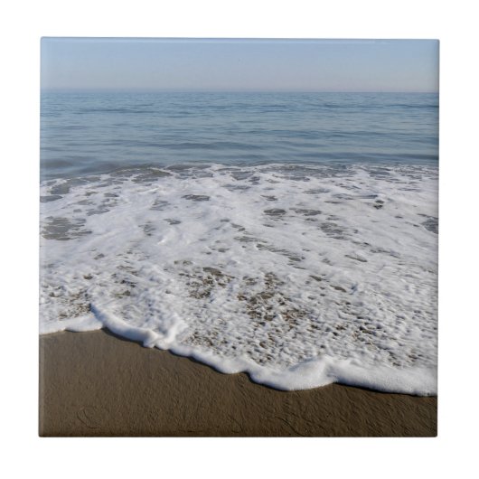 Beach/Sand/Waves Tegeltje (Voorkant)