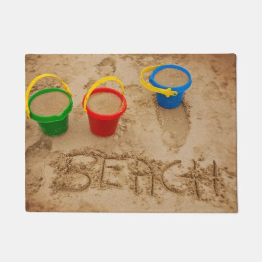 Beach Sand Words Deurmat (Voorkant)