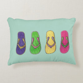 Beach Sandals Decoratief Kussen