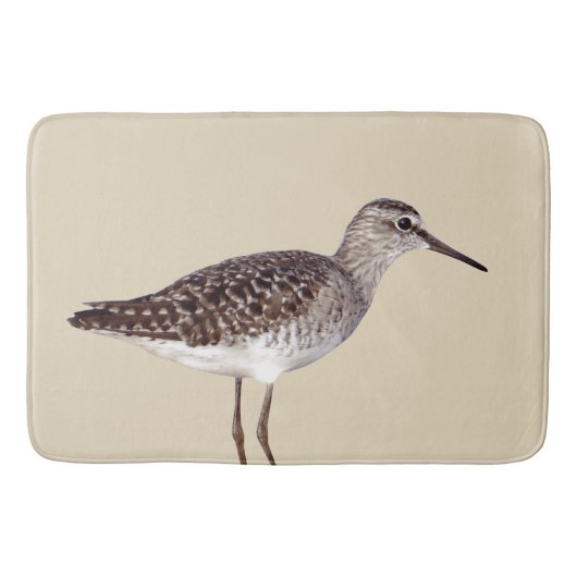 Beach Sandpiper Bird Badmat (Voorkant)