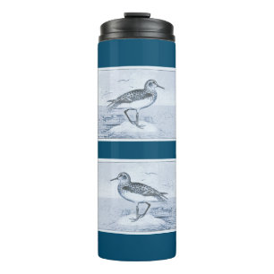 Beach Sandpiper Bird Tropical Summer Custom Thermosbeker