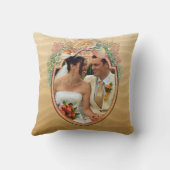 Beach Sandy Shore Mariage Coussin VOTRE PHOTO (Verso)