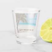 Beach Scene 1 Shot Glas (Achterkant)