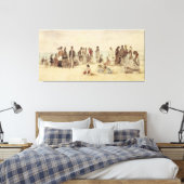 Beach Scene Canvas Afdruk (Insitu (Slaapkamer))