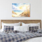 Beach Scene Canvas Muurkunst Afdruk (Insitu (Slaapkamer))
