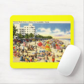 Beach Scene, Fort Lauderdale, Florida  Muismat (Met muis)