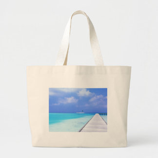 BEACH SCENE GROTE TOTE BAG